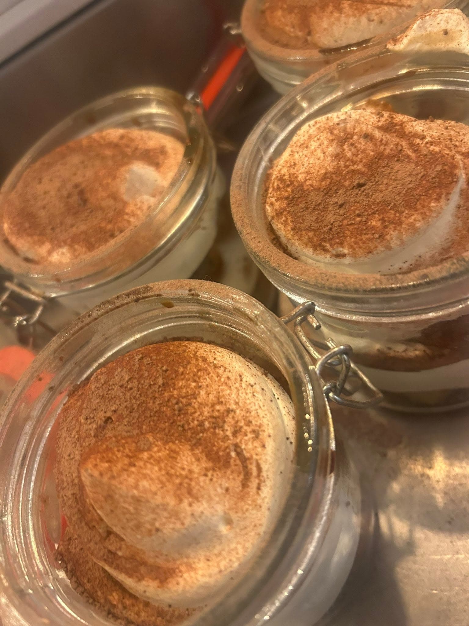 Tiramisu maison en pot