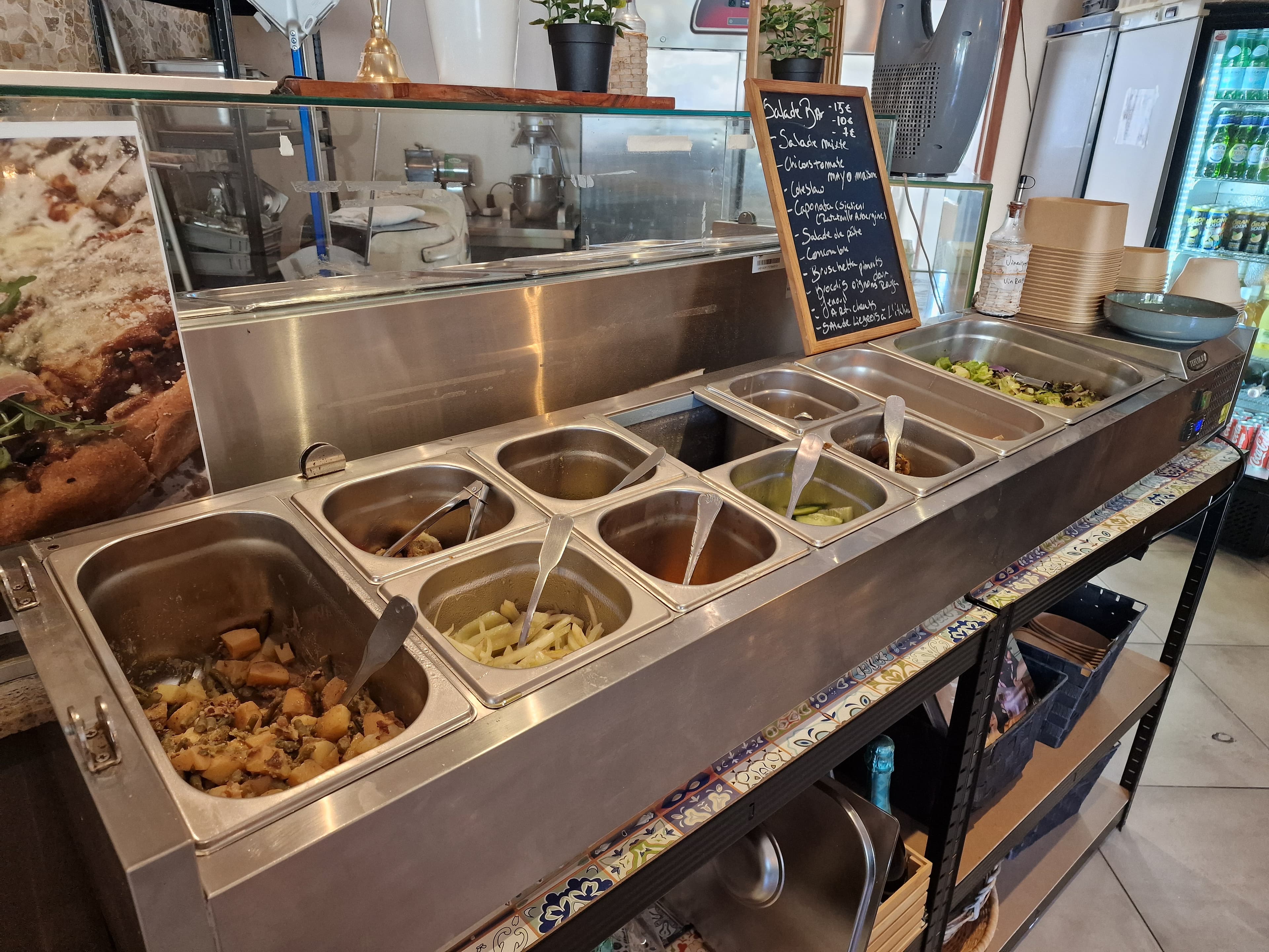 Le buffet du salade bar